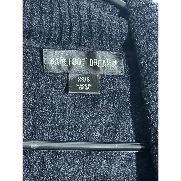 Women’s Barefoot Dreams Bamboo Chic Lite Calypso Wrap Cardigan Black size XS/S - Picture 2 of 4